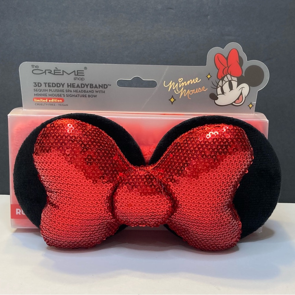 The Crème Shop Minnie Mouse Spa Headband